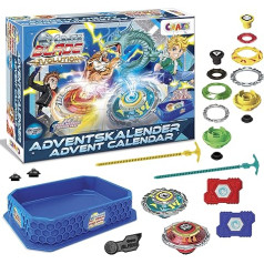 Blade Advent Calendar 2025 Children - Battle Spinner Toy Advent Calendar with Battle Arena, Launcher & Spinning Top - Christmas Calendar for Boys and Girls
