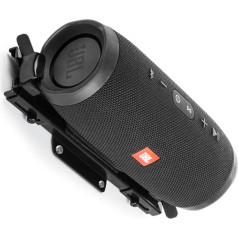 Wall Ceiling Mount for JBL Charge 6/5/4, Flip 7/6/5 Portable Speaker, Depth Adjustable Metal Universal Wall Shelf Holder Tripod Adapter for 5.25 - 8.6 Inch Speakers, Black
