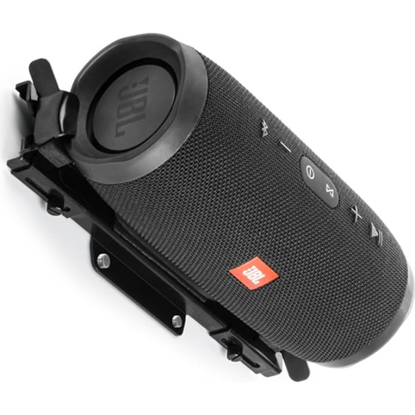 Wall Ceiling Mount for JBL Charge 6/5/4, Flip 7/6/5 Portable Speaker, Depth Adjustable Metal Universal Wall Shelf Holder Tripod Adapter for 5.25 - 8.6 Inch Speakers, Black