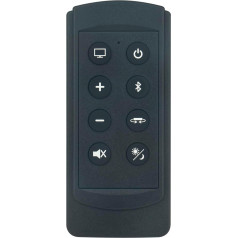 VINABTY RC1187 Replacement Remote Control RC-1187 Remote Control Replacement for DENON TV Soundbar/Sound System 978307101601D RT978307101601D DHTS514 DHT-T110 100 DHT-S514 DHT-T100 Remote Controller