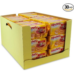 Filinchen The Crisp-Broad, 30 x 75 g Low Sugar and Low Sodium Crispbread, Waffle Bread, Crispbread, Snack Snack, Pack of 30