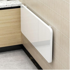 Usmgwpbn An der Wand montierte, zusammenklappbare Werkbank mit glatter Oberfläche und Eisenrahmen. Einfach zu installierendes, platzsparendes Design für Schlafzimmer, Büro, Küche, Wohnzimme