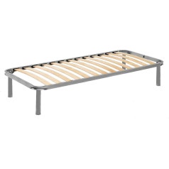 ‎Talamo Italia Talamo Italia - Mariangela Single Bed Frame - Orthopaedic Slatted Base - 100% Made in Italy - 80 x 190 x 31 cm