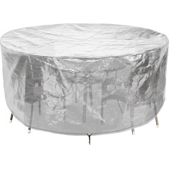 Richie Garden Furniture Covers, Waterproof Garden Table Cover, 300 x 90 cm, Outdoor Table Covers for Garden Furniture, Garden Covers, Round, Breathable Polyethylene for Table and Chair
