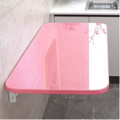 ‎Coppervibes COPPERVIBES An der Wand montierter Klapptisch mit ausziehbarer Platte, zusammenklappbarer Schreibtisch aus Holz für kleine Räume, Waschküche und Schlafzimmer-Werkbank.