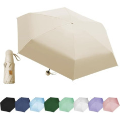 EEPLUYTY Mini Umbrella, Six Bone Umbrella, UV Protection Umbrella, Outdoor Sun Protection Umbrella, Rain or Sunshine Umbrella, UV Protection and Portable