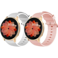 Blueshaweu Bracelet Compatible with Tuyoma 3.2 cm Smartwatch for Women, Sport Silicone, Classic Replacement Watch Strap for Tuyoma LW36 Smartwatch