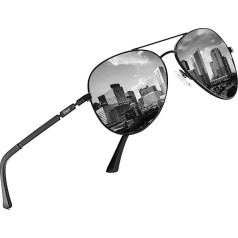 Duco Cool Classic Unisex Aviator Glasses Polarised Sunglasses UV400 Filter Category 3 CE 3025K