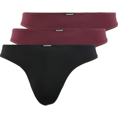 bruno banani Men's Thongs Bale - Set of 3 - Comfortable Men's Thongs - Breathable Microfibre - High Freedom of Movement - Low Waist Height
