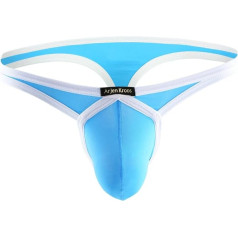 Casey Kevin Men's G-String Underwear Men's Breathable Briefs Low Rise T-Back Thong