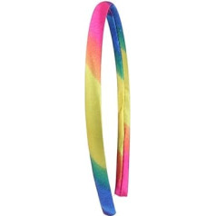 MERRYHAPY 12 Stück Blingbling-Haarbänder für Kinder funkelnde Haarbänder für Mädchen Regenbogen-Haarreifen elegante Kopfbedeckung für Geburtstags-Fotoshootings