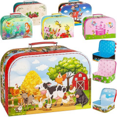alles-meine.de GmbH Suitcase / Children's Suitcase - Choice of Motif - Large - Girls and Boys - Ideal for Toys and as a Money Gift - Cardboard Case - Doll Case - Children - Cardboard Box - M., 1 piece