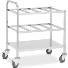 Transportēšanas ratiņi 24 GN 1/6 konteineriem līdz 450 kg