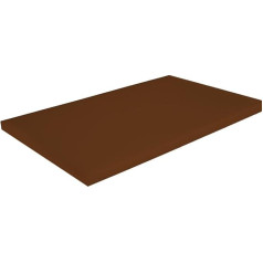 Gastro Plastic PP Chopping Board - Hygienic Professional Chopping Board in Various Colours and Sizes (500 x 300 x 20 mm & 600 x 400 x 20 mm) HACCP Chopping Board Kitchen Board (Brown, 600 x 400)