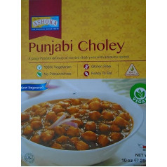 Ashoka Ready Meals Punjabi Choley 280 g (Pack of 10) Vegan
