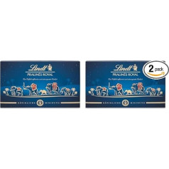 Lindt Schokolade - Royal Pralinen | 300 g | Pralinés-Schachtel mit 30 feinsten Pralinen in 15 königlichen Sorten mit und ohne Alkohol | Pralinengeschenk | Schokoladengeschenk (Packung mit 2)
