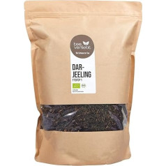 Teeverliebt - Darjeeling Organic Second Flush 1000 g I Loose Darjeeling Tea FTGFOP1 from India I Light Black Tea with Full-bodied Aroma I 1 kg