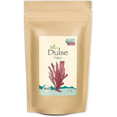 Algae Shop Organic Dulse Powder – 25 g | Cloth Tang | Red Algae from the Atlantic Ocean | Raw Food | Vegan