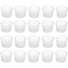 20 x Cheese Moulds 6 x 4.7 cm - 150 g - Cheese Moulds | Basket | Cheese Making | Lab