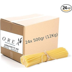 SPAGHETTI N.6 Pasta Noodles Bulk Pack 24 x 500 g (12 kg)
