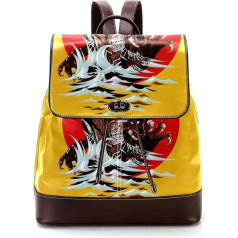 Personalisierte Dinosaurier-Schultaschen, Büchertaschen für Teenager, Mehrfarbig, 27x12.3x32cm, Rucksack Rucksäcke