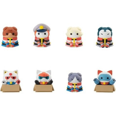 Mobile Suit Gundam Mega Cat Project Assortiment Trading Figures 3 cm Nyandam We Are The Earth Federation Forces (8)