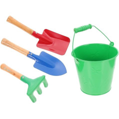 NUOBESTY Beach Toy Set, Sand for Garden, Garden Tools for Kids, Sand Bucket, Toy Beach Shovel and Sand Rake for Kids