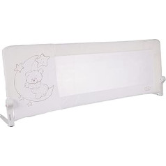 Cot Bed Rail 180 x 66 cm Teddy Moon Beige Safety Gate SGS Quality Seal