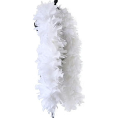 Meter, 200 g, braune Truthahn-Federboa, großer, flauschiger Federschal zum Basteln, Cosplay-Kostüm, Kleidung, Federboas, Frather (Farbe: 02, Größe: 2 Meter)-2 Meter-03
