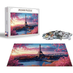 Puzzle Flower Puzzle 1000 Pieces Animal Wooden Puzzle Adults, Premium Quality Classic Wooden Educational Game, DIY Classic Fun Jigsaw Adults, Challenging Game Jigsaws for Home Decor Gift x-760