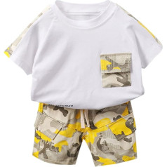 Bekleidungssets Für Jungen Sommer Kleidung Outfit Kurzarm Tshirt Tops Fussball Sport Outfits Elastischem Bund Zweiteiliges Boys Geschenke Teenager