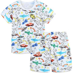 Bekleidungssets Für Jungen Niedliches Bedrucktes Kinder Set Kurzarm Tshirt Tops Kariert Top Kurze Hemd Hosen MäDchen Und Kleidung Outfits