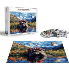 Puzzle Giraffe Puzzle 6000 Teile Farbe Holzpuzzle Erwachsene, Premium Quality Klassische Wooden Lernspiel DIY Klassische Spaß Jigsaw Erwachsene, Challenging Game Jigsaws für Wohnkultur Geschenk x-311
