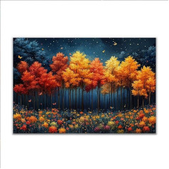 Puzzle 2000 Teile Farbe Baum Puzzle Erwachsene Anspruchsvoll, Klassische Holzpuzzle Erwachsene, Puzzlespiele für Die Ganze Familie, Wooden Jigsaw Puzzel ab 14 Jahre für Junge Mädchen für Geschenke V-7