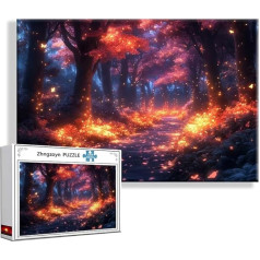 Puzzle Fantasie Landschaft 3000 Teile Groß XXL 120x80 cm, Jigsaw art Impossible Erwachsene Anspruchsvoll, Klassische Jigsaw Erwachsene, Junge, Mädchen, Geschicklichkeitsspiel für Die Ganze Familie C-6