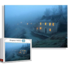 Puzzle Landschaft England 4000 Teile Groß XXL 140x87 cm, Jigsaw Art Impossible Erwachsene Anspruchsvoll, Klassische Jigsaw Erwachsene, Junge, Mädchen, Geschicklichkeitsspiel für Die Ganze Familie S-9