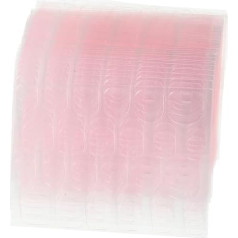 100 Blatt Gelee-Gel-Nägel geformt falsche Fingernägel Nagellack Nagelkleber Gel Nagelkleberaufkleber für Gefälschte Nagelkleber klebriger Nagelaufkleber Gelee-Kleber Rosa