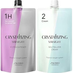 Shiseido Professional Crystallizing Straight H1+H2 For Coarse or Resistant Hair 400g+400g