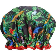 Fantastic Feathers Double Layer Shower Cap