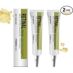 Retinol Shot Tightening Booster, Retinol Shot Tightening Serums, Retinol Shot Serums, Firming Retinol Cream, Wrinkle Reducing Retinol Enhancer, Skin Tightening, Suitable for All Skin Types, Pack of 2