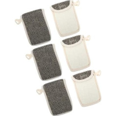 6Stücke Seifennetzhalter Schwarzes Leinen Seifenblasen Beutel Für Handgemachte Praktisch Zum Aufbewahren Und Reinigen Hängend Mit Seil Für Familie
