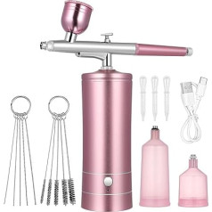 1Satz Kabelloses Airbrush Kit Mit Elektrische Spritzpistole Für Nagelkunst Modellmalerei Und Make Up Wiederaufladbar Mit USB Kabel Design Vielseitige