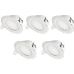 Ultra Slim IP44 LED Downlight | Warmwhite | 6W 480lm 230V Dimmable | Bathroom Downlight | Bathroom Spotlight