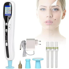 Skin Tag Remover Pen, Portable Ozone Plasma Mole Removal Pen with Display Screen, 8 Gear Energy Adjustment, 2 Working Modes, USB Rechargeable, for Wart, Freckle, Nevus and Small Tattoo