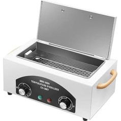 High Temperature Steriliser 300 W 220 °C Dry Heat Steriliser Steriliser for Nail Studio Foot Care Studios and Hairdressing Salon