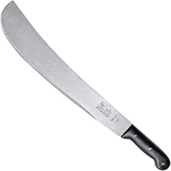 Machete, Length 59.5 cm, Original from South America, 45 Years of Experience, German Quality Steel, Real Tool for Daily Use, Black Includes Machete Guide