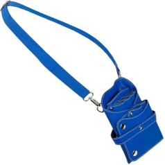 FOVAOK Scherentasche mit verstellbarem Gürtel, tragbar, Friseurscherentasche, Friseurscherentasche, Blau, One Size