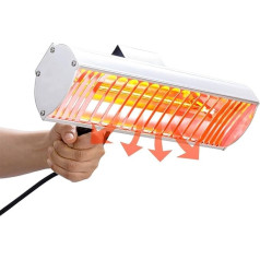 Lacktrocknungslampe， 1000W Karosserie Kurzwelle Härtungslampe Auto Farblampe Elektrische Infrarot Heizung Lampe Backen Solarfilm Handheld