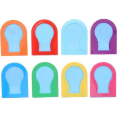 8 x Hair Dye Powder Hair Chalk for Children Hair Chalk for Girls Temporary Hair Dye Temporary Hair Colour Safe Hair Dye Plastic