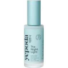 YEPODA The Night Light Oil Free Night Cream with Aloe Vera, Mugwort and Niacinamide. Korean Skin Care (50 ml)